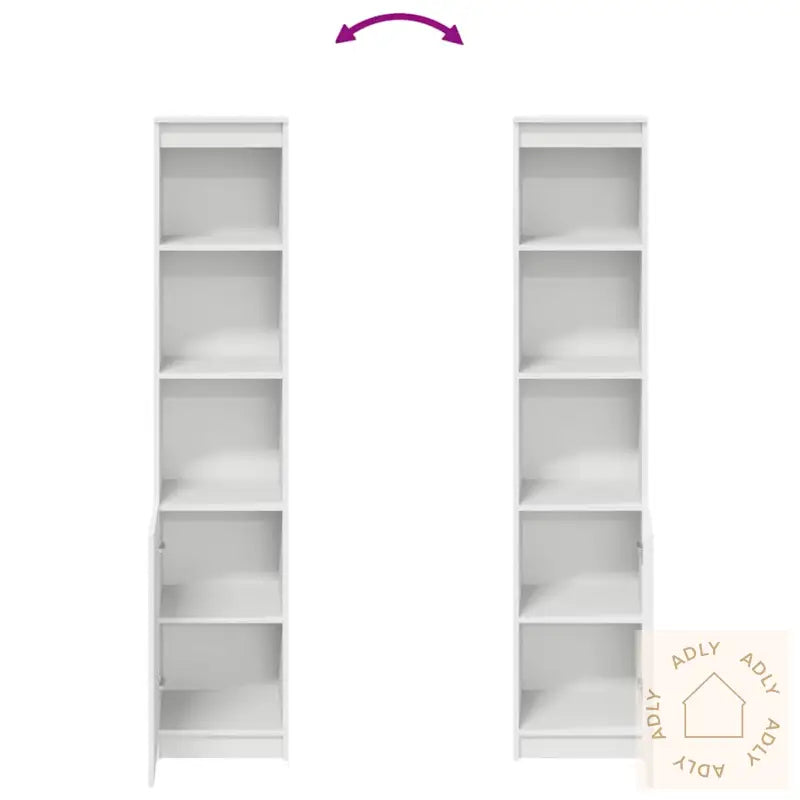 Høybord Hvit 37,5X35X180 Cm Konstruert Tre