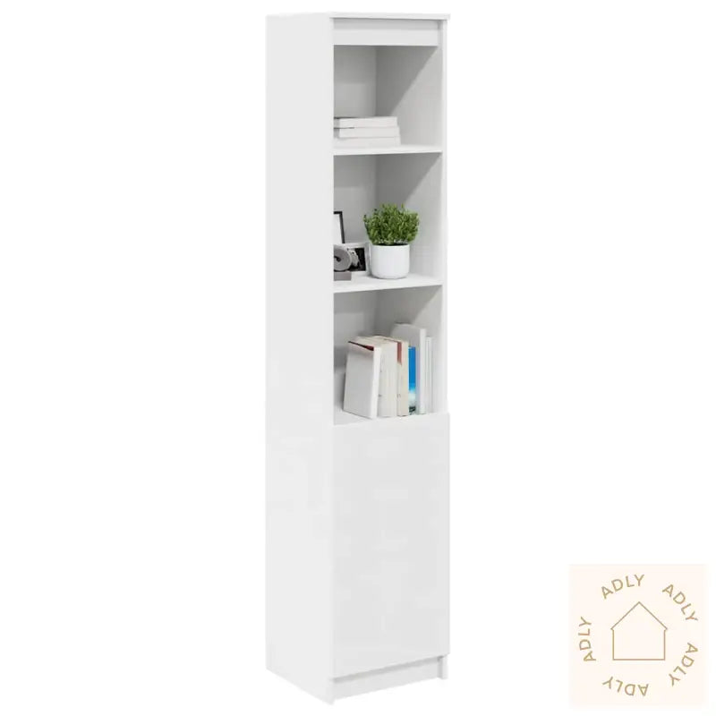 Høybord Hvit 37,5X35X180 Cm Konstruert Tre