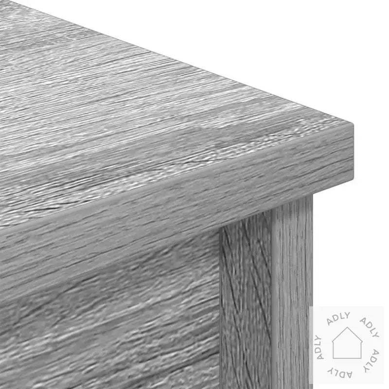 Highboard Grå Sonoma 70X35X180 Cm Konstruert Tre