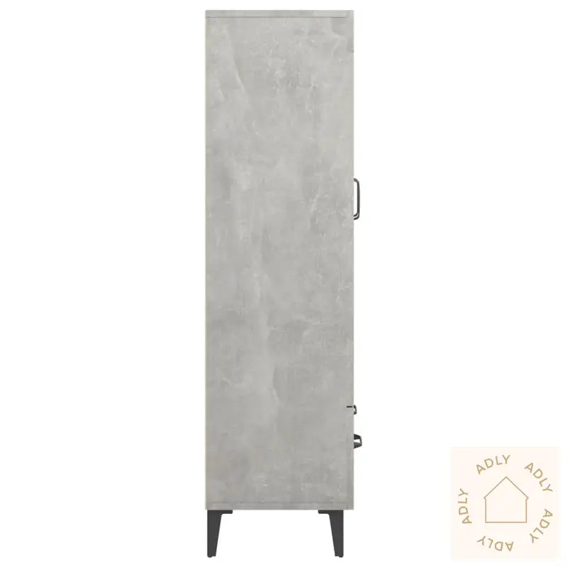 Highboard Betonggrå 70X31X115 Cm Konstruert Tre