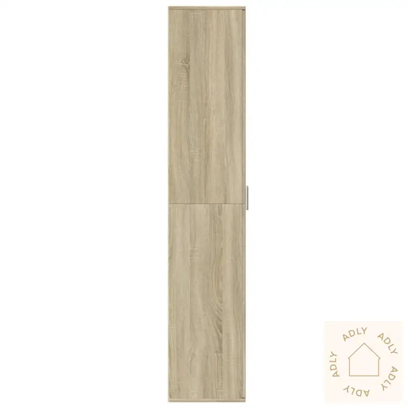 Highboard Sonoma Eik 60X35X180 Cm Konstruert Tre