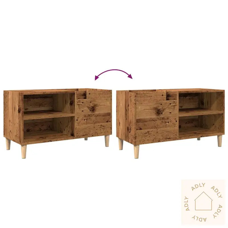 Plateskap Artisan Eik 84,5X38X48 Cm Konstruert Tre