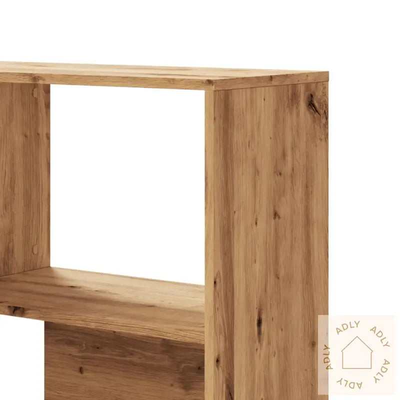 Bokhylle Hjørne 5 Lag Artisan Eik 85X85X140 Cm Konstruert Tre