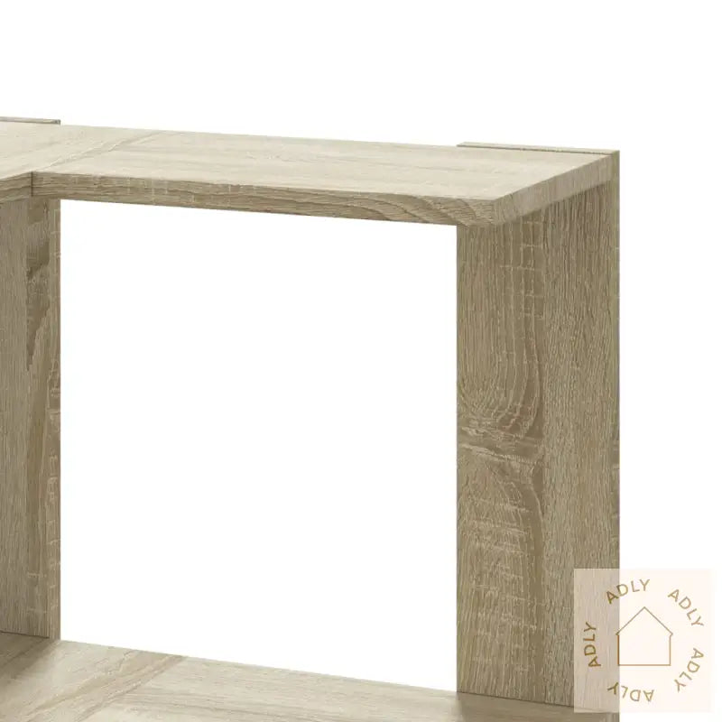 Bokhylle Hjørne 3 Lag Sonoma Eik 50X50X102 Cm Konstruert Tre