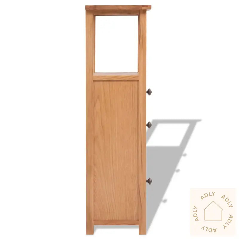 Hjørneskap 26X26X94 Cm Heltre Eik