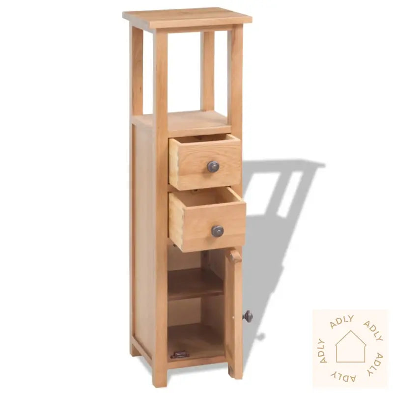 Hjørneskap 26X26X94 Cm Heltre Eik