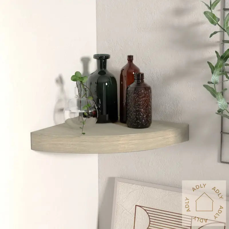 Flytende Vegghylle Eik 25X25X3,8 Cm Mdf