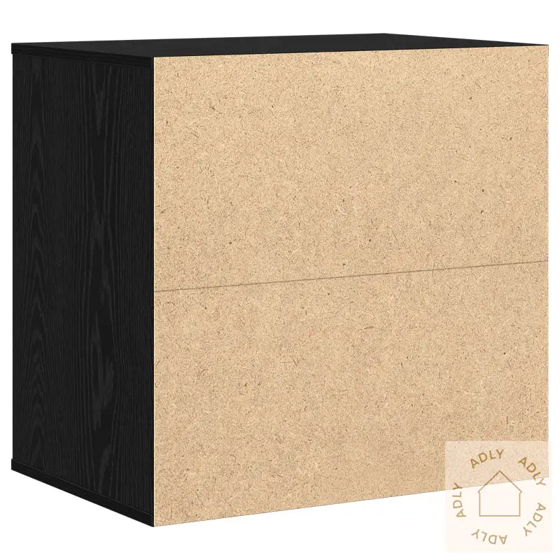 Hjørnekommode Svart Eik 60X41X58 Cm Konstruert Tre