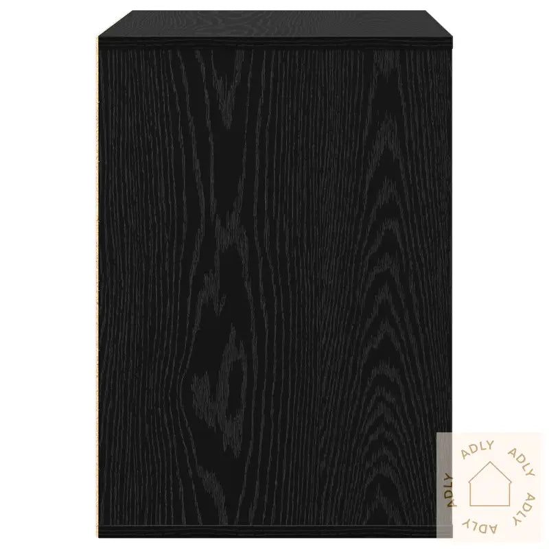 Hjørnekommode Svart Eik 60X41X58 Cm Konstruert Tre