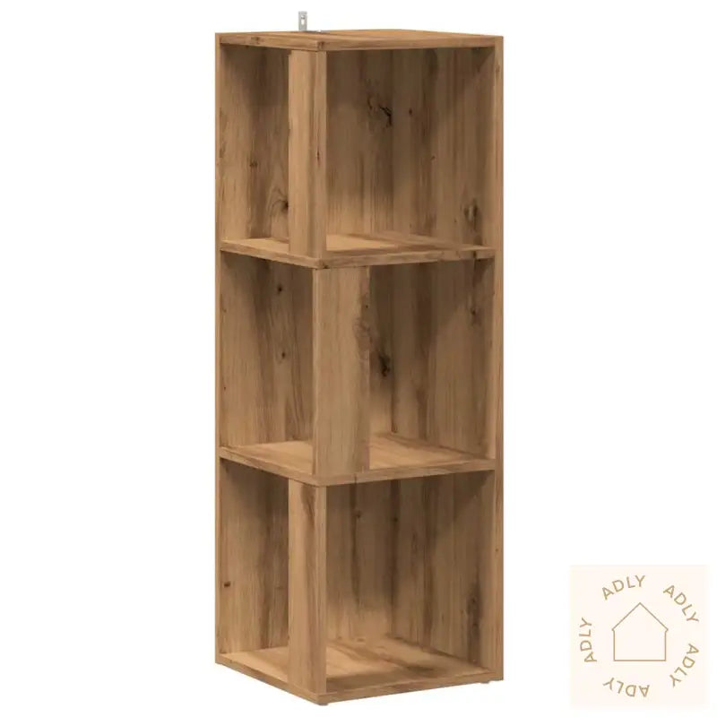 Hjørneskap Artisan Eik 33X33X100 Cm Konstruert Tre