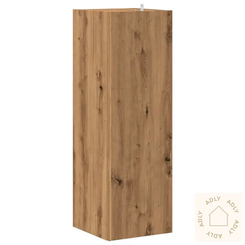Hjørneskap Artisan Eik 33X33X100 Cm Konstruert Tre