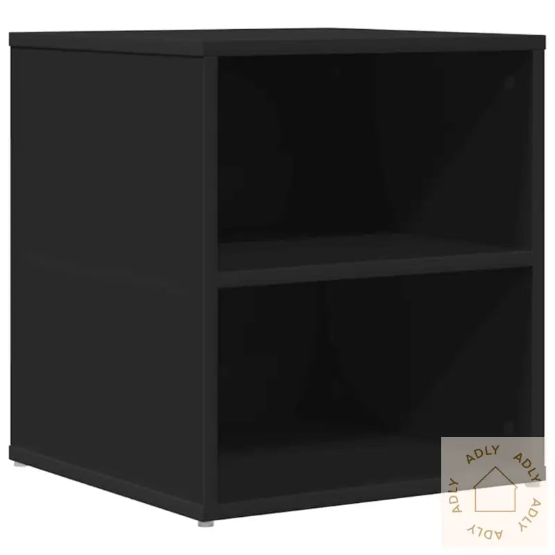 Hjørneskap Svart 200X40X45 Cm Konstruert Tre