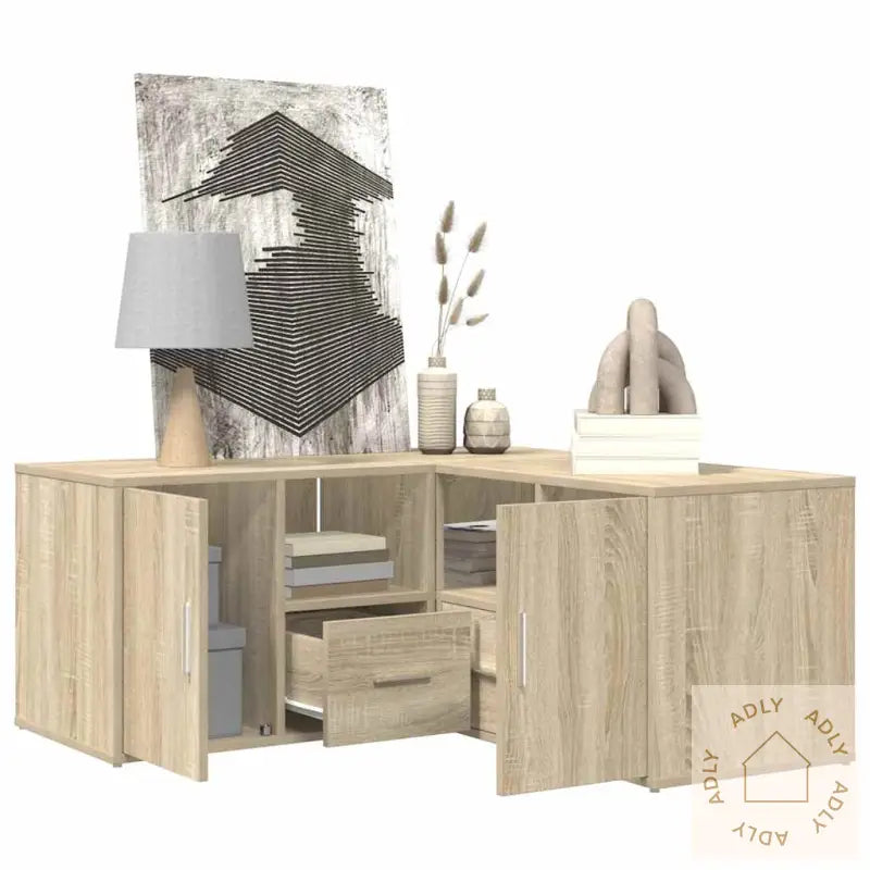 Hjørneskap Sonoma Eik 160X40X45 Cm Sponplate