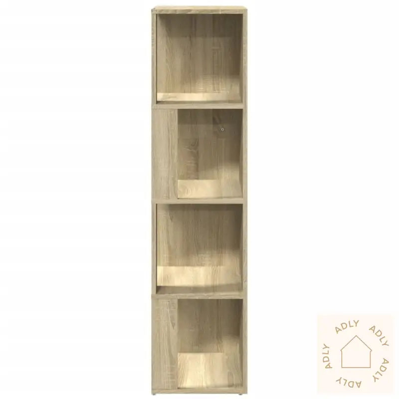 Hjørneskap Sonoma Eik 33X33X132 Cm Konstruert Tre