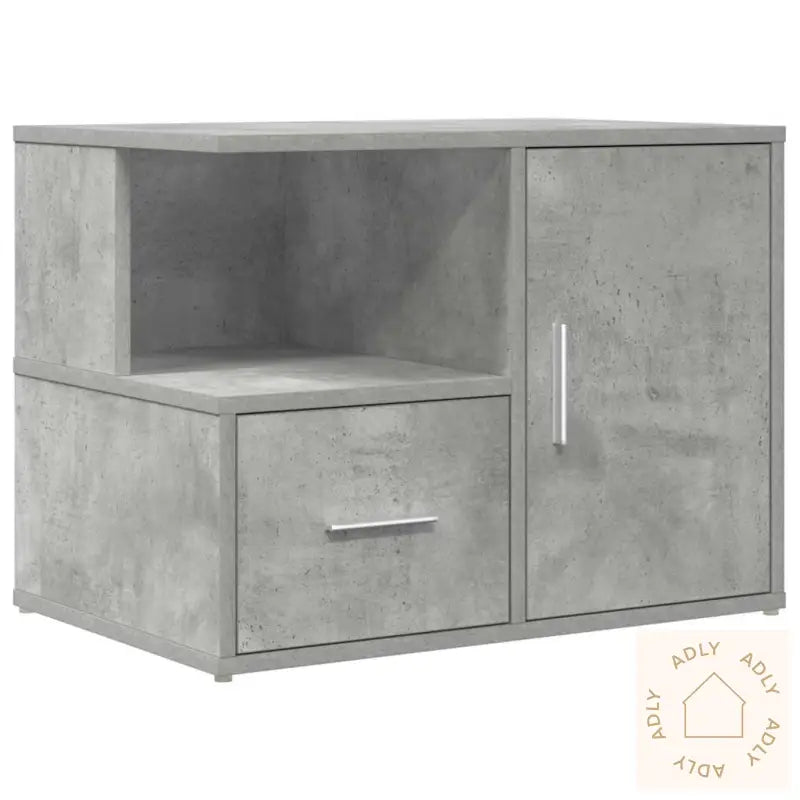 Hjørneskap Betonggrå 160X40X45 Cm Sponplate