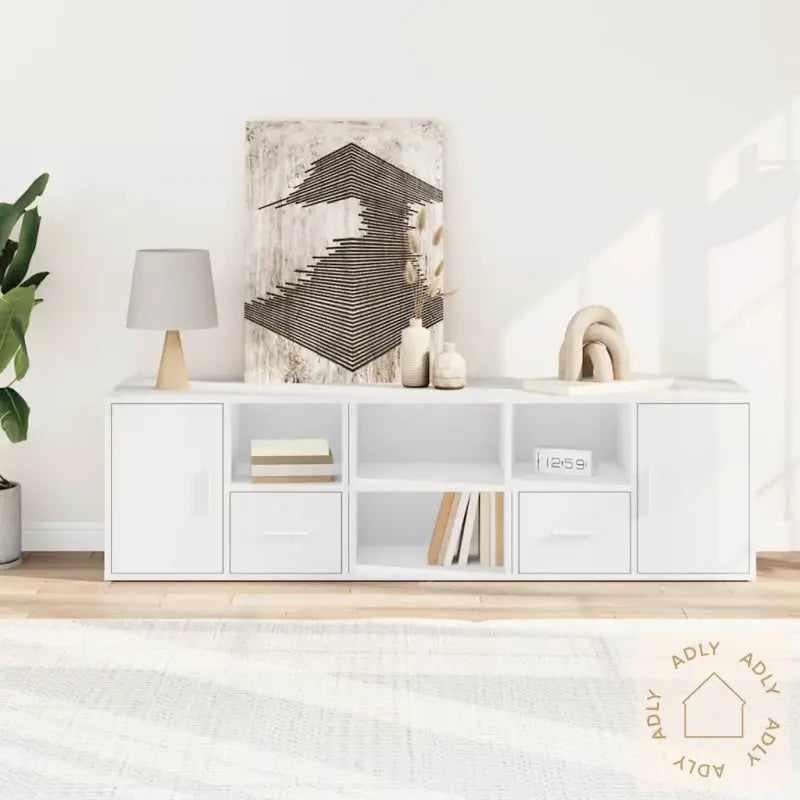 Hjørneskap Hvit 160X40X45 Cm Konstruert Tre