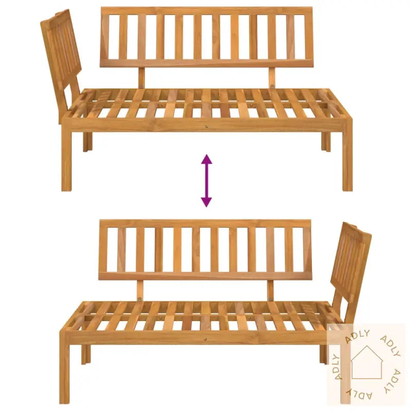 Hjørnesofa For Hage Paller Heltre Akasie