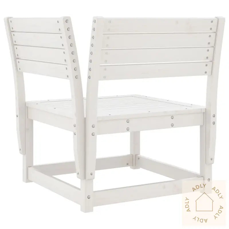 Hagesofa For Hjørne Hvit 73X73X78 Cm Heltre Furu