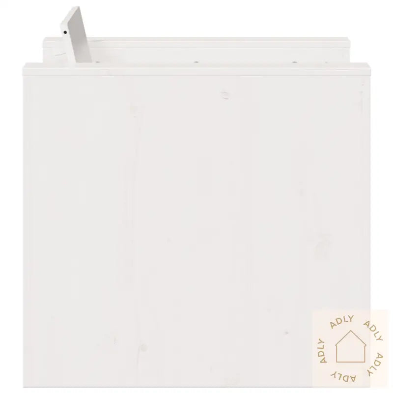 Hagesofa Hvit 79X60X62 Cm Heltre Furu