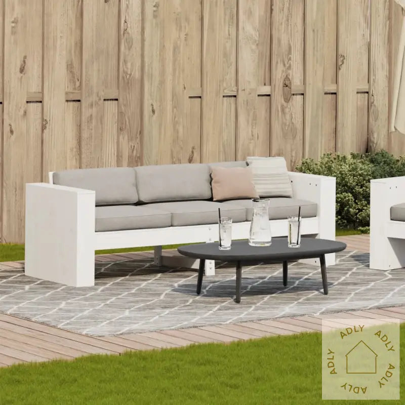 Hagesofa 3-Seters 189X60X62 Cm Heltre Furu