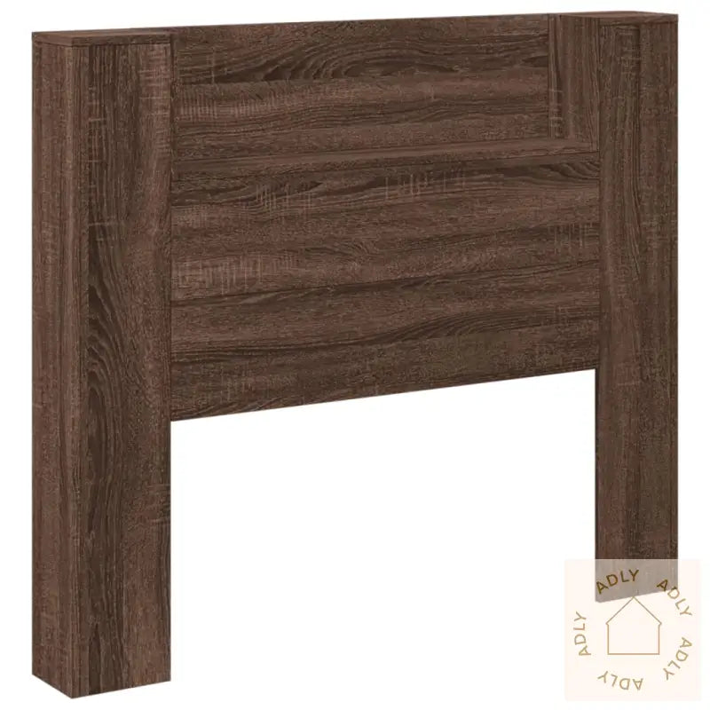 Hodegavl Skap Med Led Brun Eik 120X16,5X103,5 Cm