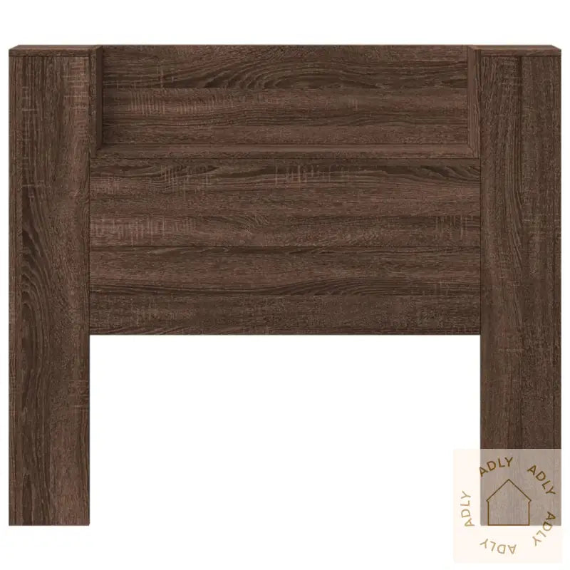 Hodegavl Skap Med Led Brun Eik 120X16,5X103,5 Cm
