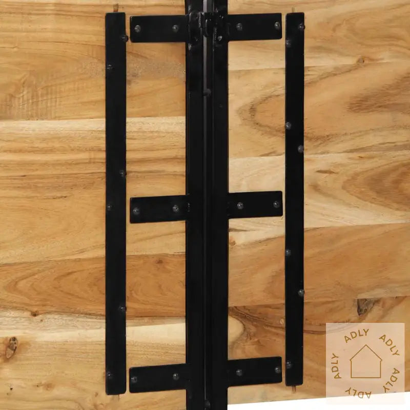 Sengegavl 180 Cm Heltre Akasie Og Jern