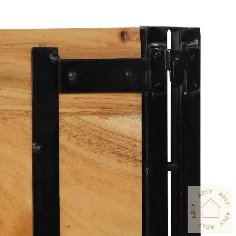 Sengegavl 180 Cm Heltre Akasie Og Jern