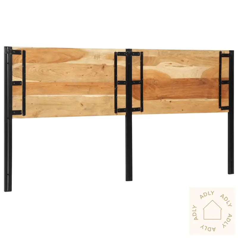 Sengegavl 200 Cm Heltre Akasie Og Jern