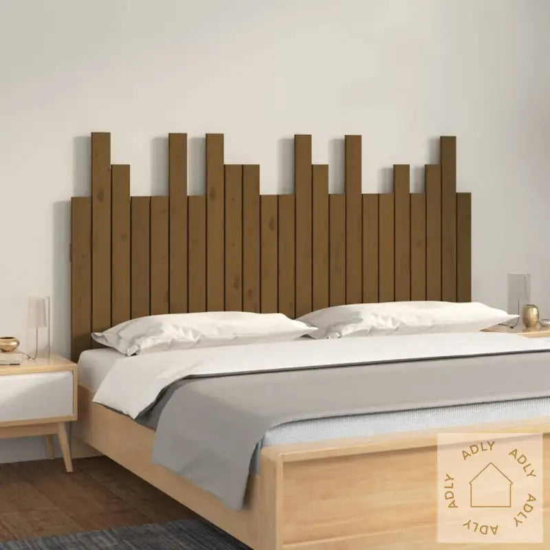 Veggmontert Hodegavl Honningbrun 146,5X3X80 Cm Heltre Furu