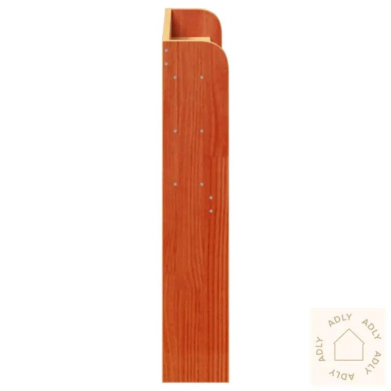 Hodegavl Med Hyller Voksbrun 90 Cm Heltre Furu