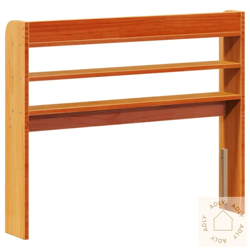 Hodegavl Med Hyller Voksbrun 90 Cm Heltre Furu