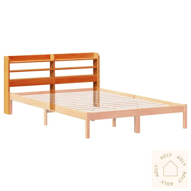Hodegavl Med Hyller Voksbrun 120 Cm Heltre Furu