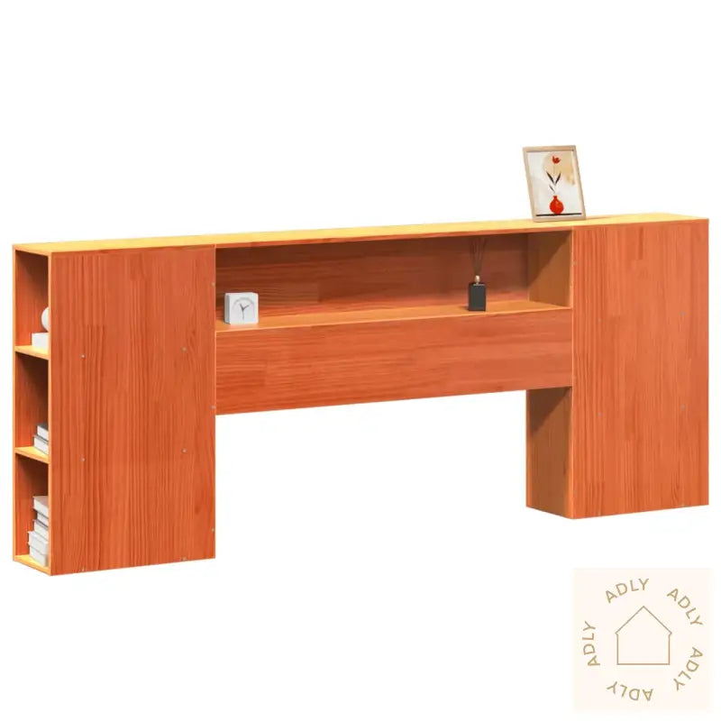 Hodegavl Med Oppbevaring Voksbrun 180 Cm Heltre Furu