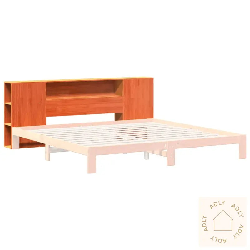 Hodegavl Med Oppbevaring Voksbrun 180 Cm Heltre Furu
