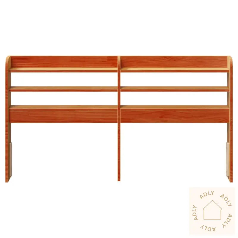 Hodegavl Med Hyller Voksbrun 120 Cm Heltre Furu