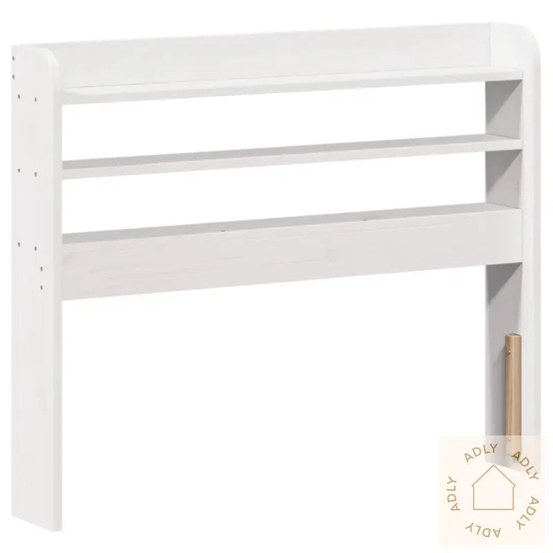 Hodegavl Med Hyller Hvit 100 Cm Heltre Furu