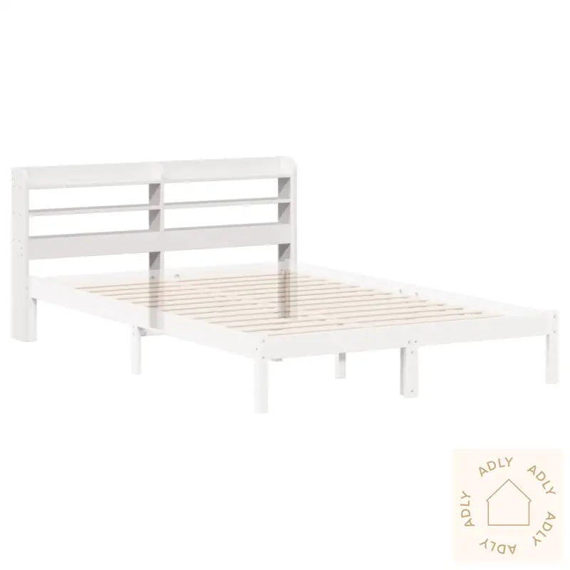 Hodegavl Med Hyller Hvit 135 Cm Heltre Furu