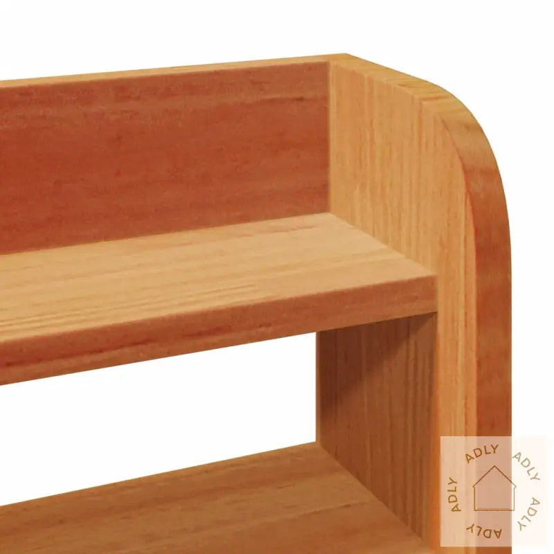 Hodegavl Med Hyller Voksbrun 120 Cm Heltre Furu