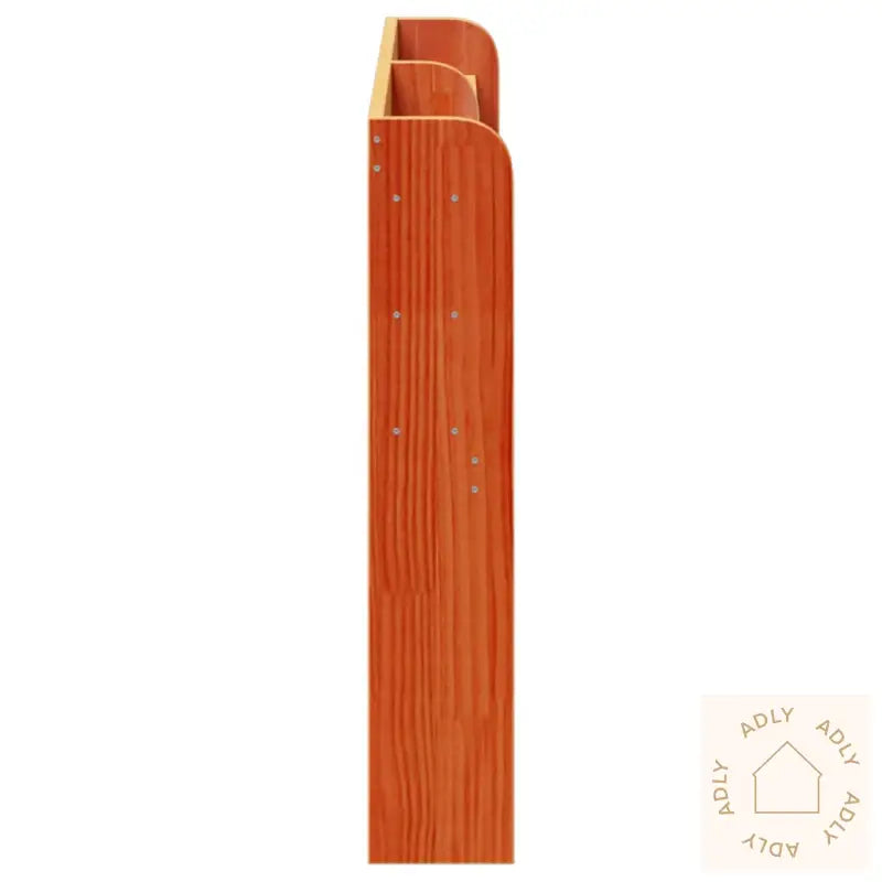 Hodegavl Med Hyller Voksbrun 120 Cm Heltre Furu