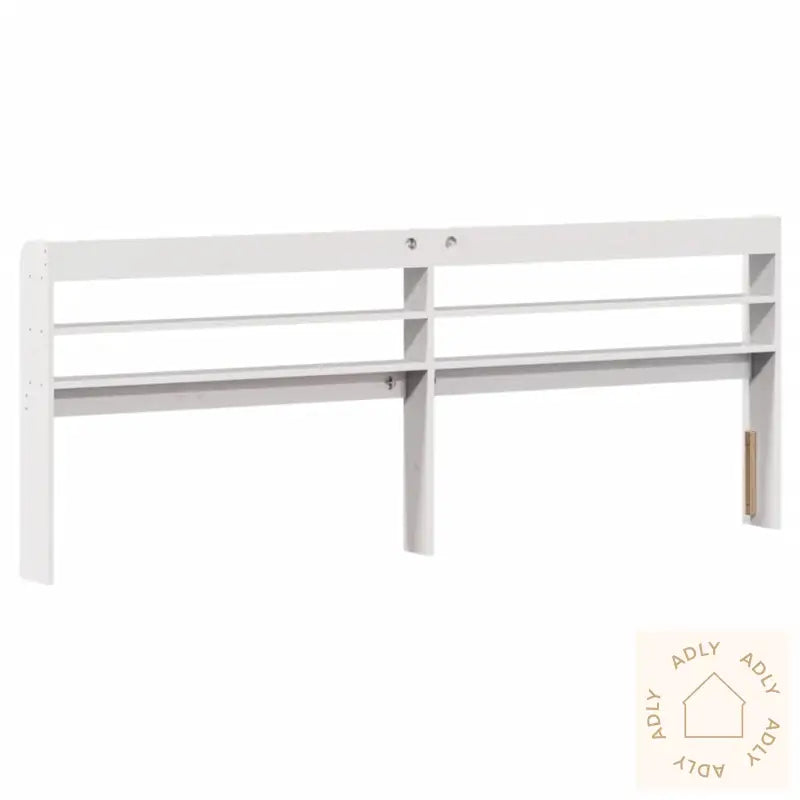 Hodegavl Med Hyller Hvit 180 Cm Heltre Furu