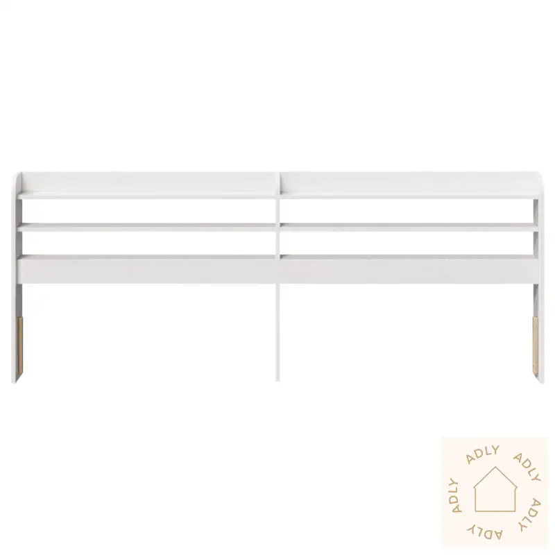 Hodegavl Med Hyller Hvit 180 Cm Heltre Furu