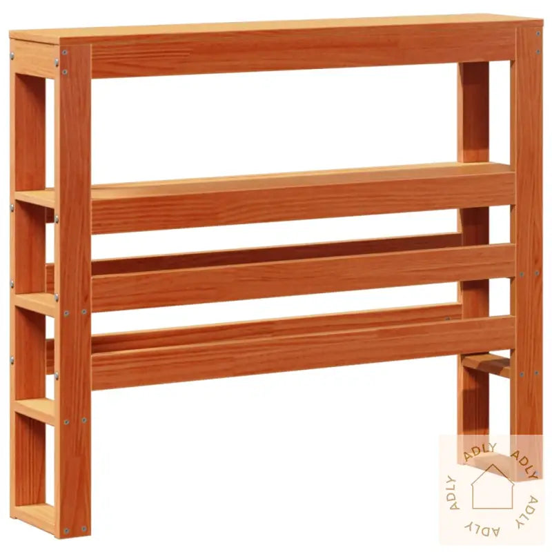 Hodegavl Med Hyller Voksbrun 90 Cm Heltre Furu