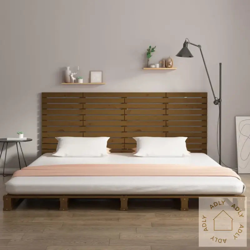 Veggmontert Hodegavl Honningbrun 166X3X91,5 Cm Heltre Furu