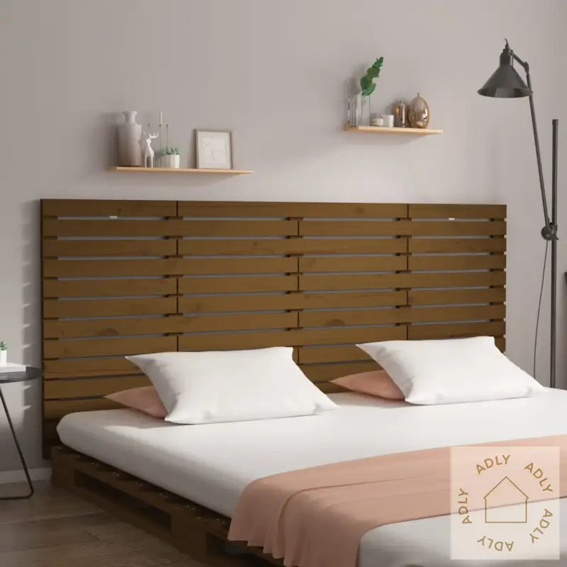 Veggmontert Hodegavl Honningbrun 166X3X91,5 Cm Heltre Furu