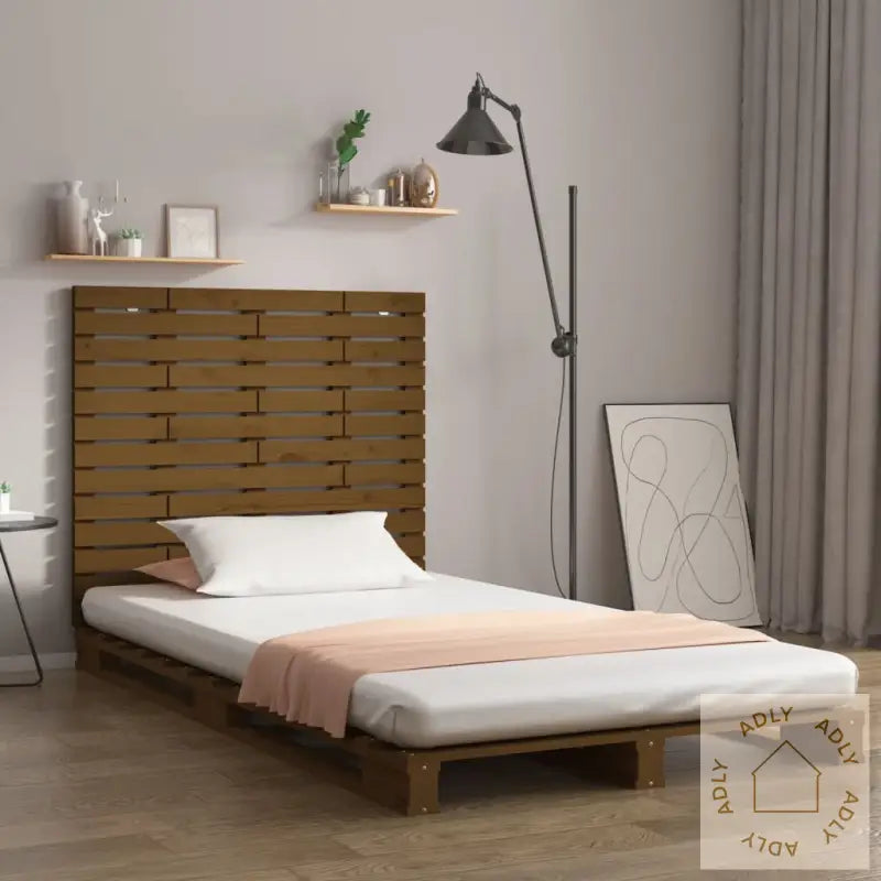 Veggmontert Hodegavl Honningbrun 126X3X91,5 Cm Heltre Furu