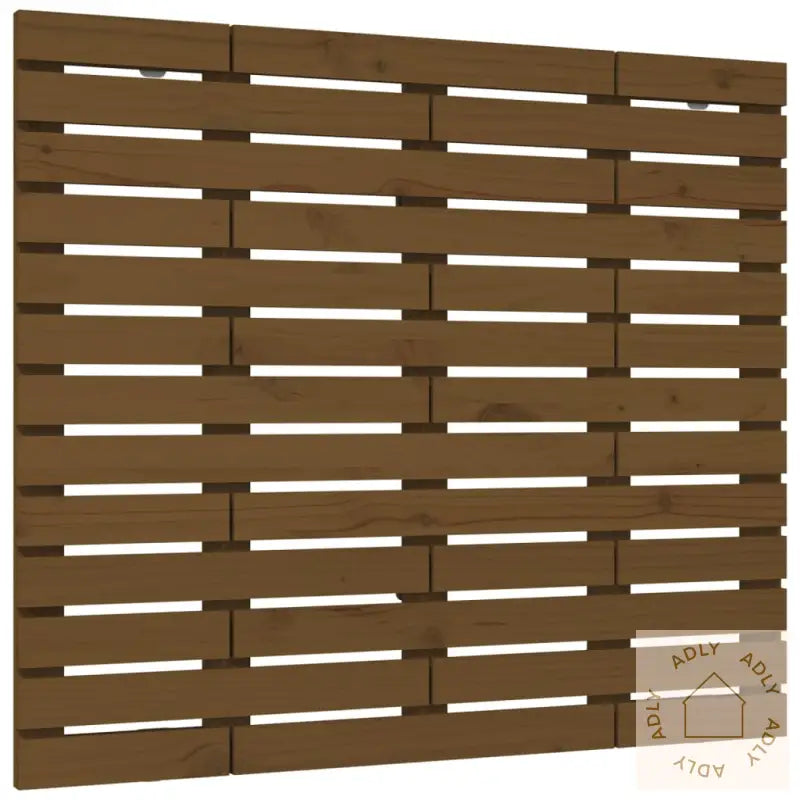 Veggmontert Hodegavl Honningbrun 126X3X91,5 Cm Heltre Furu