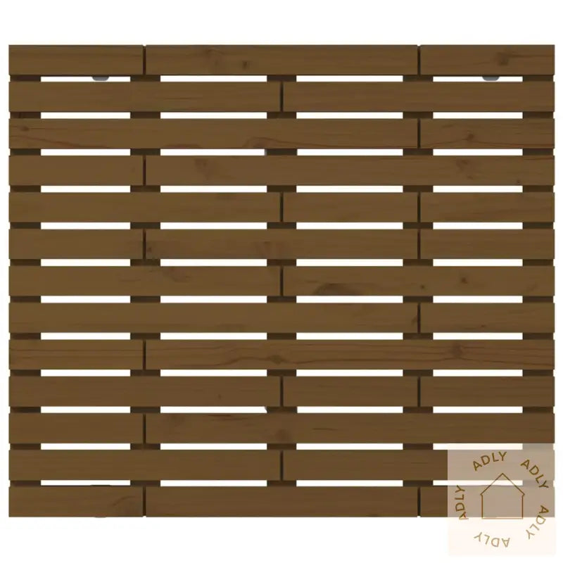 Veggmontert Hodegavl Honningbrun 126X3X91,5 Cm Heltre Furu