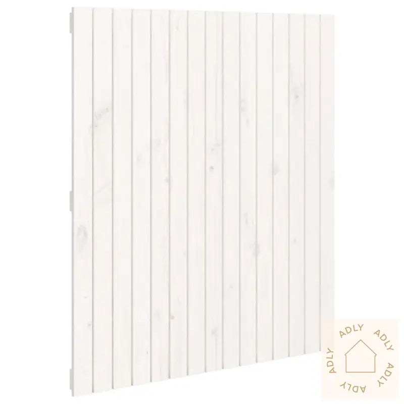 Veggmontert Sengegavl Hvit 95,5X3X110 Cm Heltre Furu