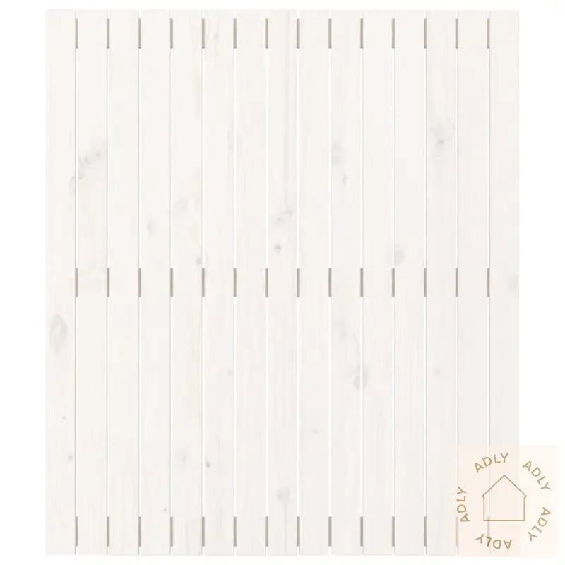 Veggmontert Sengegavl Hvit 95,5X3X110 Cm Heltre Furu